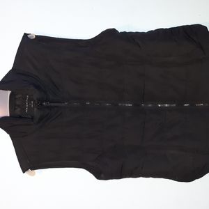 Black Aero light puffer vest
